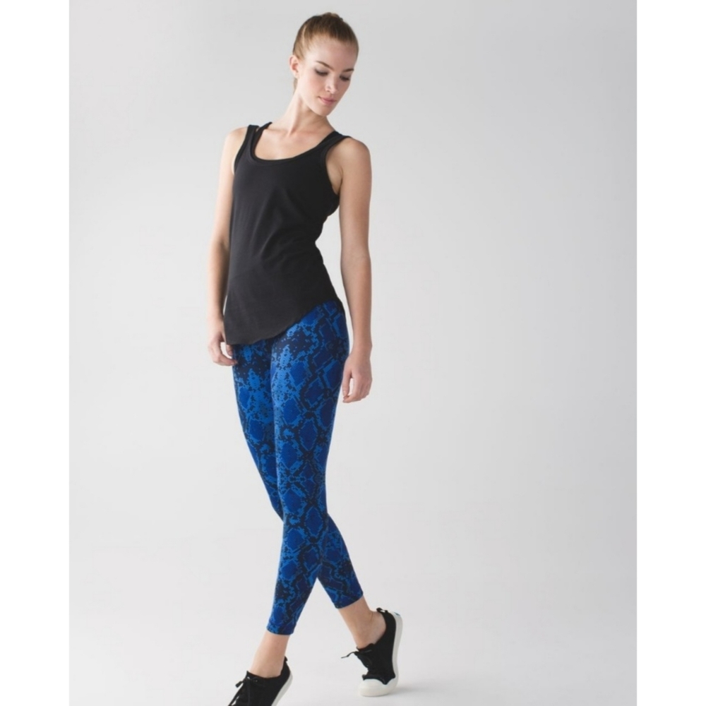Lululemon Snake Print High Times Leggings size 8